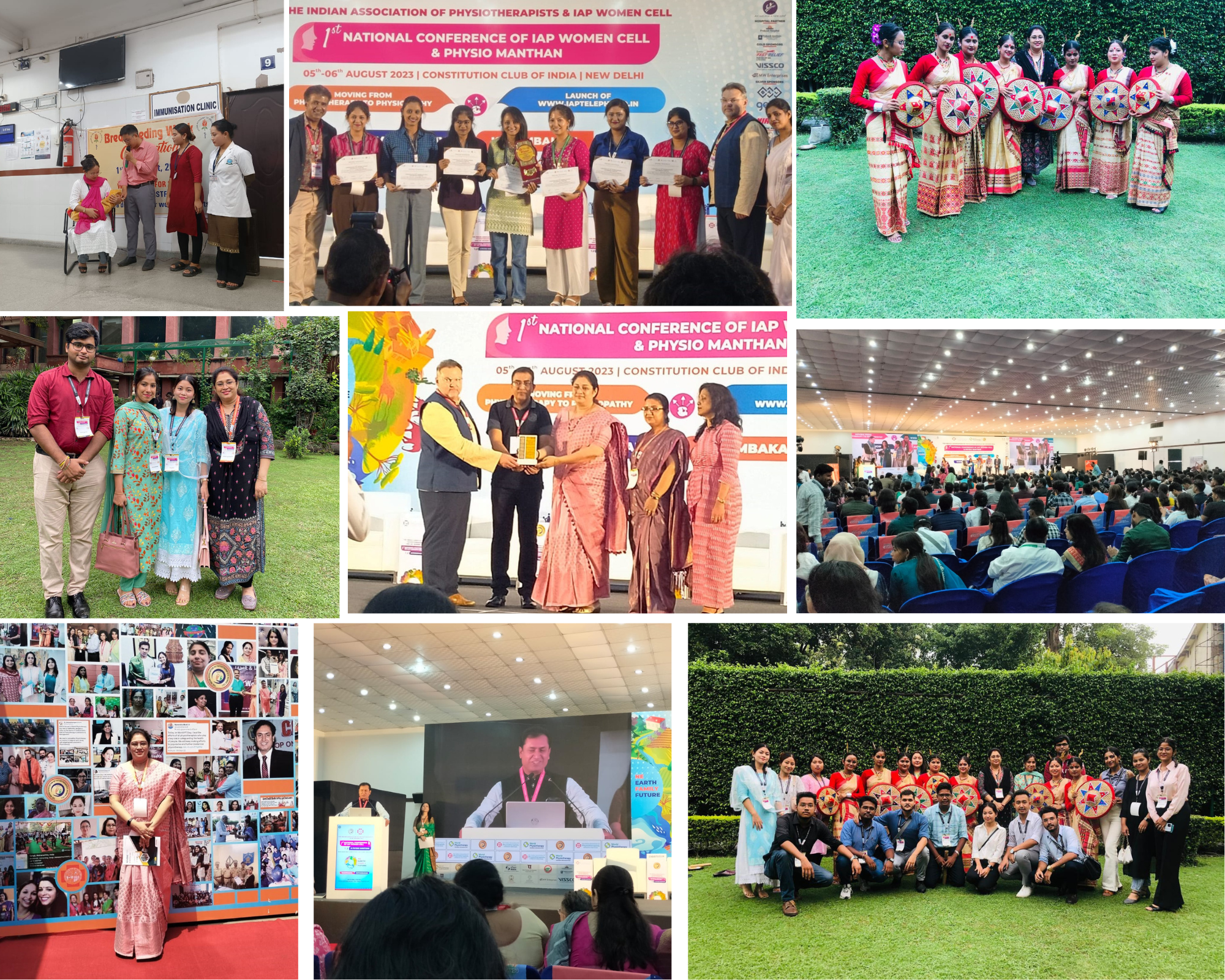 The physiotherapy department of PEWS attended the first-ever two-day national conference on August 4 and 5