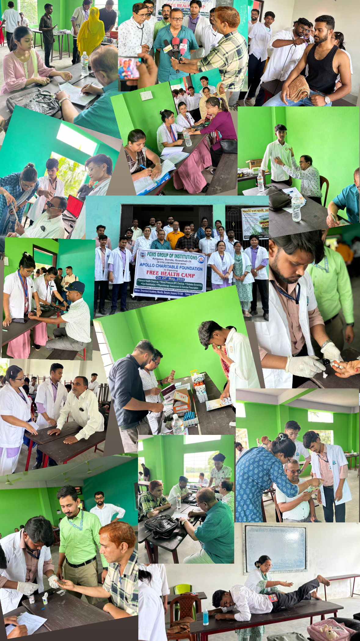 Health Camp at Mandia, Barpeta